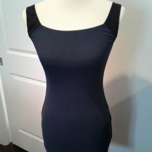 Narciso Rodriquez Blue and Black Mini Dress